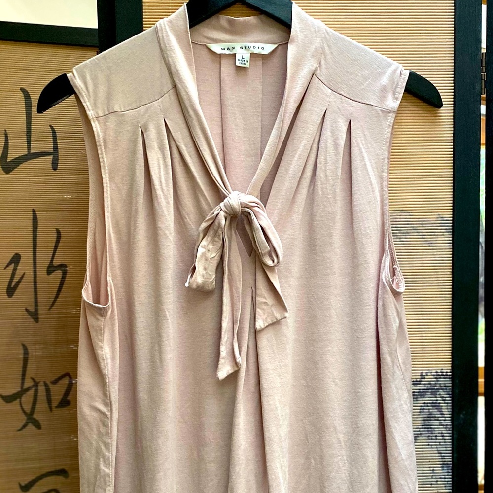 MAX STUDIO | neck-tie blouse